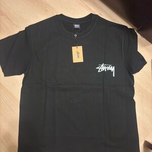 Stussy cracked glass 8ball Black Tee